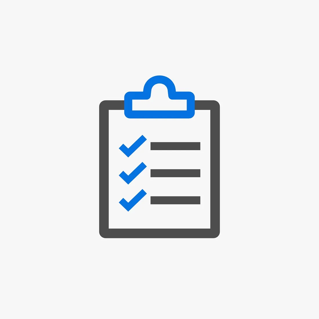 Flat illustration of an HR manager reviewing a checklist at a desk with a hiring pipeline shown in the background